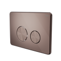 IN WALL TOILET PUSH PLATE BRUSHED BRONZE