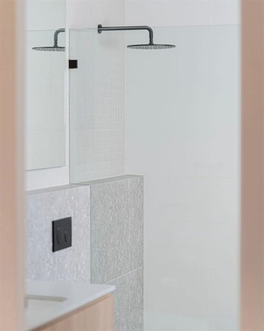 250MM ROUND SHOWER HEAD CHROME (NRROA1001CH) GUN METAL GREY