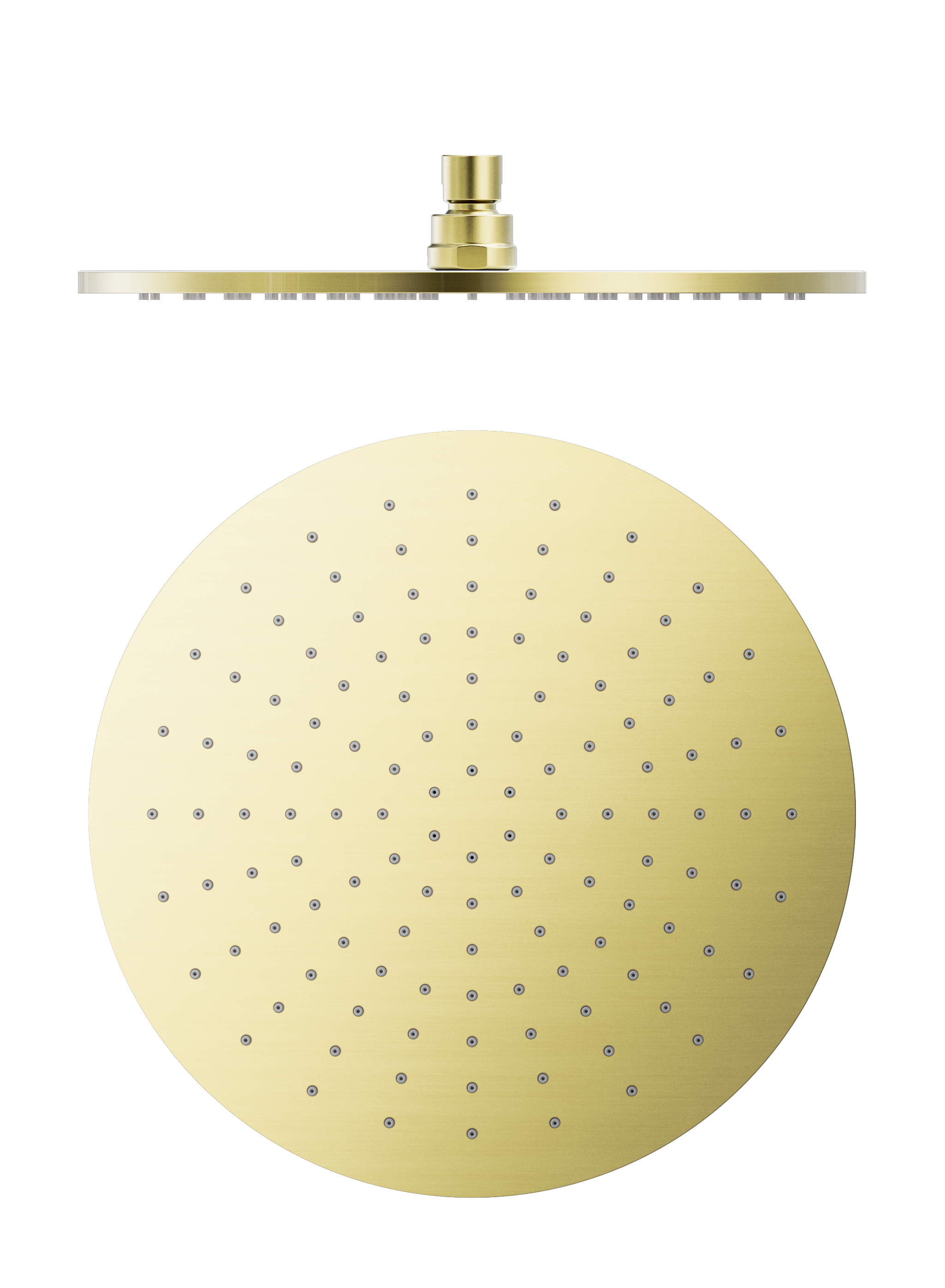 300MM ROUND SHOWER HEAD BRUSHED GOLD