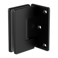 90 DEGREE GLASS TO WALL SHOWER HINGE 10MM GLASS MATTE BLACK
