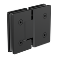180 DEGREE GLASS TO GLASS SHOWER HINGE 10MM GLASS MATTE BLACK