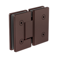 180 Degree Glass To Glass Shower Hinge 10mm Glass Rome Bronze