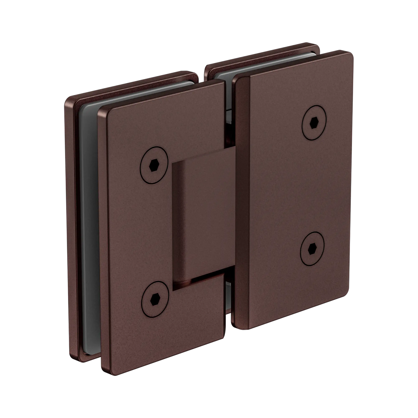 180 Degree Glass To Glass Shower Hinge 10mm Glass Rome Bronze