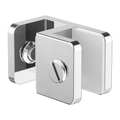 OVER-PANEL GLASS TO GLASS FITTING 10MM GLASS CHROME