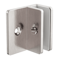 SHOWER F BRACKET 10MM GLASS BRUSHED NICKEL