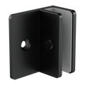 SHOWER F BRACKET 10MM GLASS MATTE BLACK