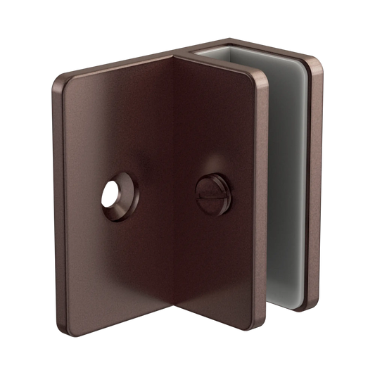 Shower F Bracket 10mm Glass Rome Bronze