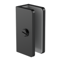 SHOWER U BRACKET 10MM GLASS MATTE BLACK