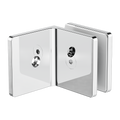 90 DEGREE GLASS TO WALL BRACKET 10MM GLASS CHROME