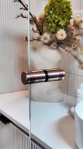 ROUND SHOWER KNOB BRUSHED BRONZE