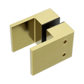 SQUARE SHOWER KNOB HANDLE BRUSHED GOLD