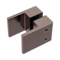 SQUARE SHOWER KNOB HANDLE BRUSHED BRONZE