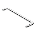 Nero Towel Bar 500MM Chrome - Glass Hardware — Chrome & Stainless, Towel Rings, Racks & Ladders