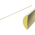 HALF ROUND WATER SEAL RAIL 750MM BRUSHED GOLD