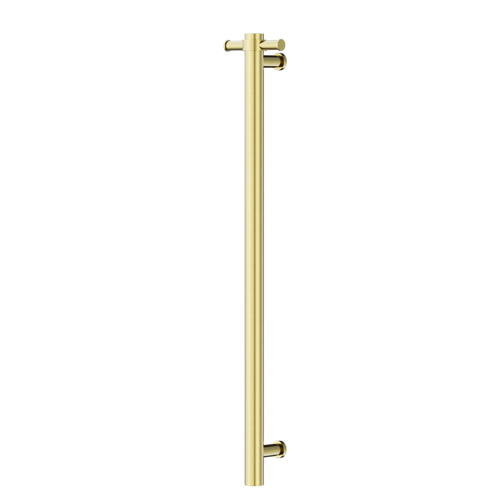 NON-HEATED VERTICAL TOWEL RAIL 900MM BRUSHED GOLD