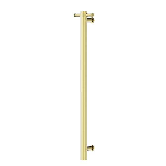 NON-HEATED VERTICAL TOWEL RAIL 900MM BRUSHED GOLD