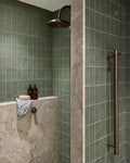 NON-HEATED VERTICAL TOWEL RAIL 900MM BRUSHED BRONZE