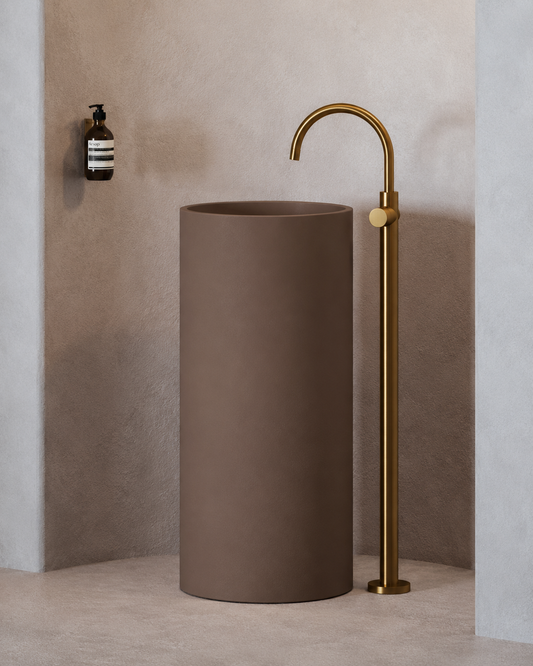 Nood Co Luna Freestanding Basin (Paperbark)