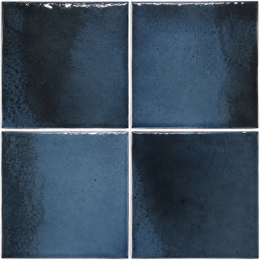 Okayama Deep Blue Gloss Square Tile