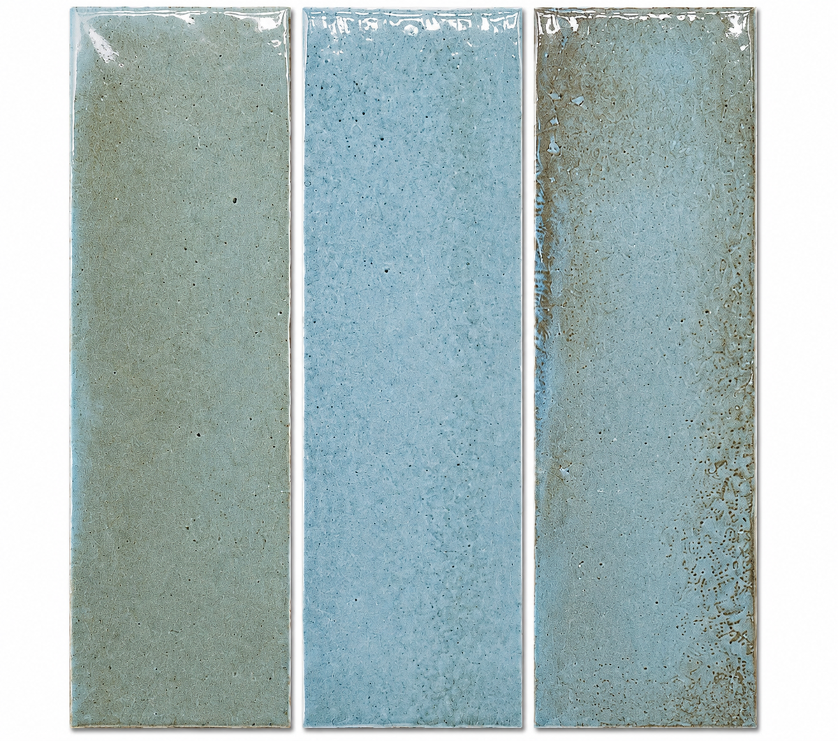 Okayama Sky Blue Gloss Subway Tile