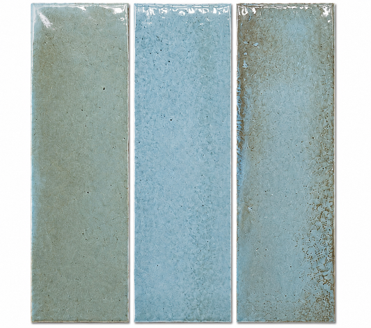 Okayama Sky Blue Gloss Subway Tile