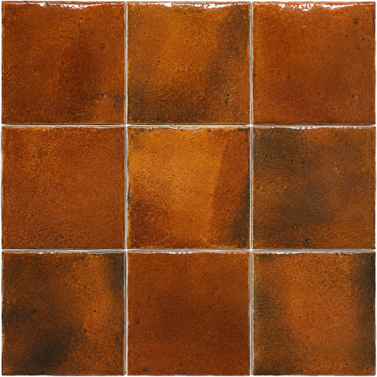 Okayama Red Gloss Square Tile