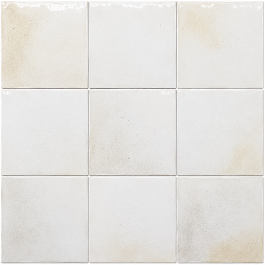 Okayama White Gloss Square Tile