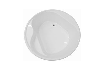 Decina Orion 1570 Freestanding Bath — White Baths, Acrylic Baths, Oval Baths