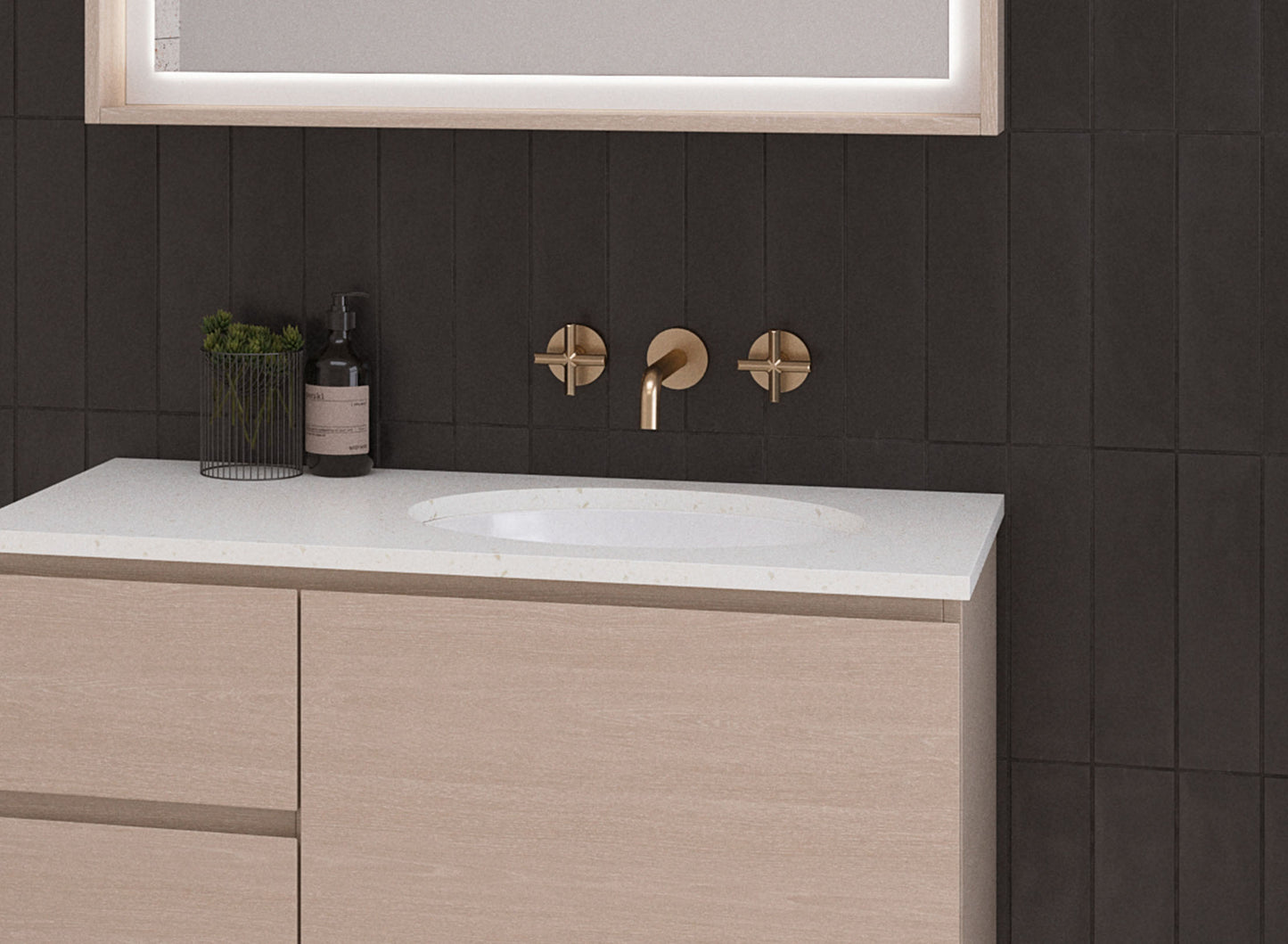 Timberline Oval Undermount Basin White Gloss