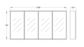 Alpha PVC Shaving Cabinets LK-ALSV1500