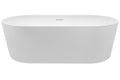 Prezzo 1500/1700 Freestanding Bath with Integrated Overflow