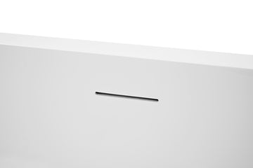 Prezzo 1500/1700 Freestanding Bath with Integrated Overflow — White Baths, Acrylic Baths, Oval Baths
