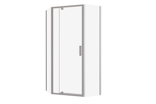 Prezzo 900 Angled Shower Screen — Shower Screens & Enclosures, Shower Screen Hardware
