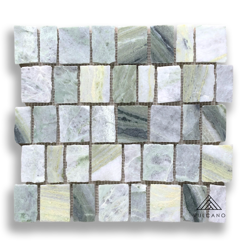 PACIANO AMAZONIA NATURAL STONE ARTISAN CUT MOSAIC TILE