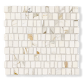 PACIANO CALACATTA GOLD NATURAL STONE ARTISAN CUT MOSAIC TILE