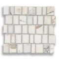 PACIANO CALACATTA GOLD NATURAL STONE ARTISAN CUT MOSAIC TILE