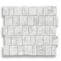 PACIANO CARRARA NATURAL STONE ARTISAN CUT MOSAIC TILE