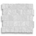 PACIANO CARRARA NATURAL STONE ARTISAN CUT MOSAIC TILE