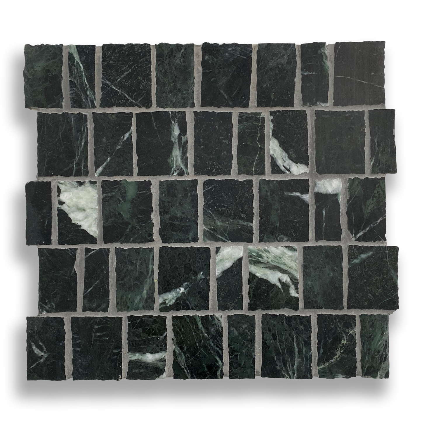 PACIANO TEMPESTA VERDI NATURAL STONE ARTISAN CUT MOSAIC TILE