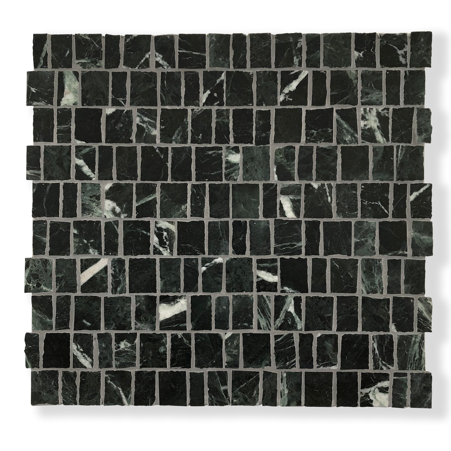 PACIANO TEMPESTA VERDI NATURAL STONE ARTISAN CUT MOSAIC TILE