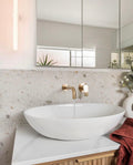 ROUND WALL MIXER PADDLE HANDLE TRIM KIT (IN-WALL BODY NOT INCLUDED)