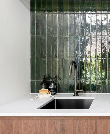 Round Gooseneck Kitchen Mixer Tap — Shadow Gunmetal