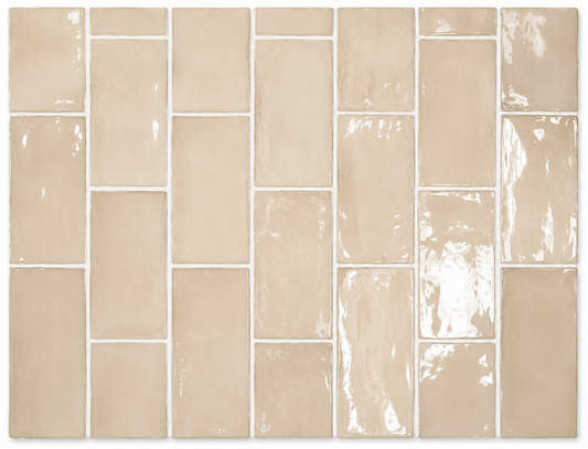 Prato Beige Gloss Subway Tile