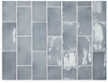 Prato Light Blue Gloss Ceramic Tile