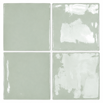 Prato Mint Green Gloss Ceramic Tile