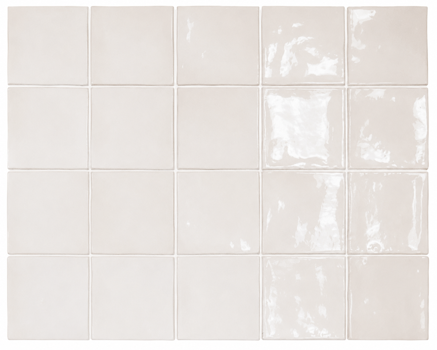 Prato White Gloss Ceramic Tile