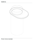 Cylinder - Prism Circle Basin (Rowboat)