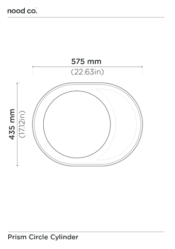 Cylinder - Prism Circle Basin (Karri)