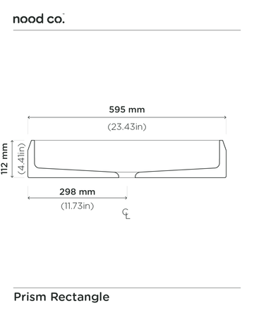 Prism Rectangle Basin (Mushroom)