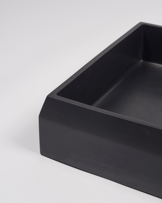 Prism Rectangle Basin (Charcoal)